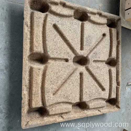 Versatile Compressed Wood Pallet for Forklift and Storage